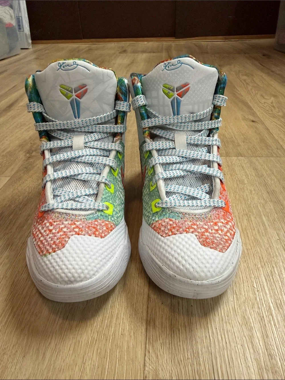 The Nike Kobe IX Elite hi-top shoes kids